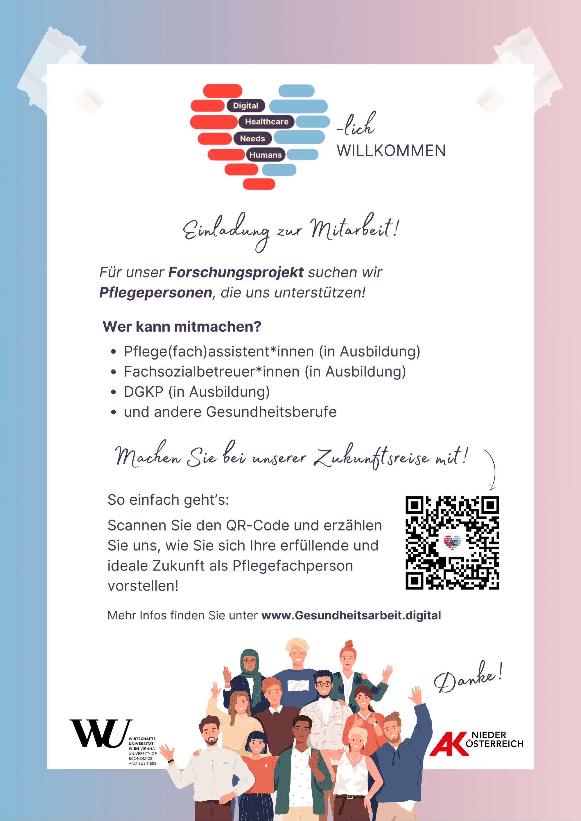 Einladung zur Online-Datenerhebung