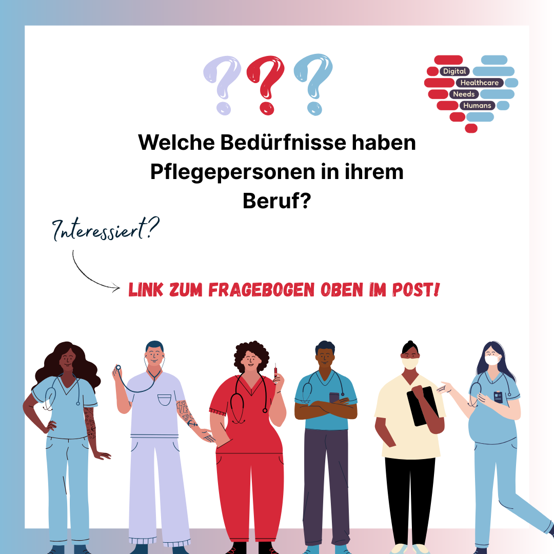 Umfrage zu den Bedürfnissen von Pflegepersonen